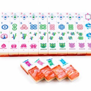 Coral Orange American Mahjong Set - 2
