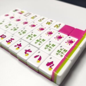 Amenican Mahjong Set, Cute Mahjong Tiles Set, Handmade Collector Luxury Mahjong, Gift for Friends - 3