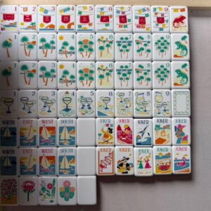 Palm & Cocktails American Mahjong Set , American Mahjong Gift - 3