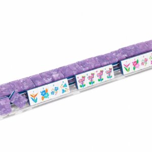 Purple Coastal Coral American Mahjong Set,French Riviera Inspired American Mahjong Set - 3
