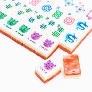 Coral Orange American Mahjong Set - 6