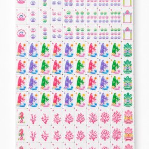 Purple Coastal Coral American Mahjong Set,French Riviera Inspired American Mahjong Set - 6