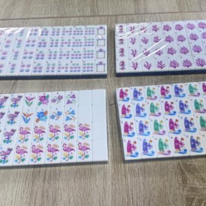 Purple Coastal Coral American Mahjong Set,French Riviera Inspired American Mahjong Set - 7