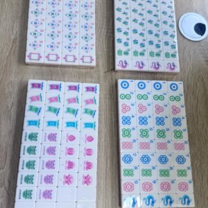 Glossy Coral Orange American Mahjong Set - 7