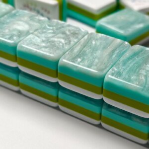 Ocean Coral Fish Creative Mahjong Tile With Rack Sea-Inspired Style American Mahjong - 8