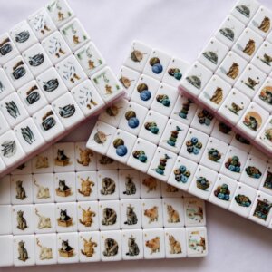 The Cat’s Meow American Mahjong Set, Pink Cat Mahjong Tiles, 160 Piece Mahjong Game, Cat Lover Gift, Luxury Gift Box - 8