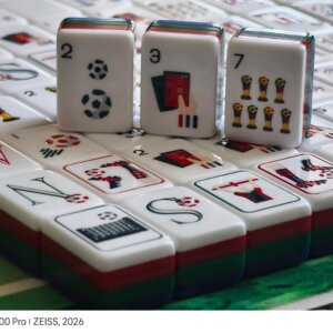 Soccer Cup American Mahjong Set, Handmade Collector Luxury Mahjong, Made to Order Gift for Soccer Fans - 10