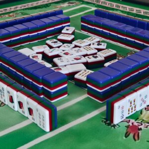 Soccer Cup American Mahjong Set, Handmade Collector Luxury Mahjong, Made to Order Gift for Soccer Fans - 11