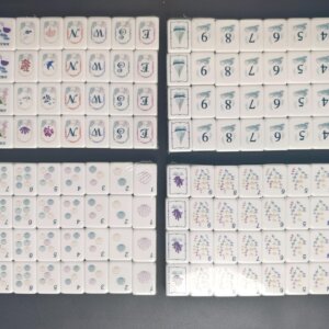 Ocean Coral Fish Creative Mahjong Tile With Rack Sea-Inspired Style American Mahjong - 11