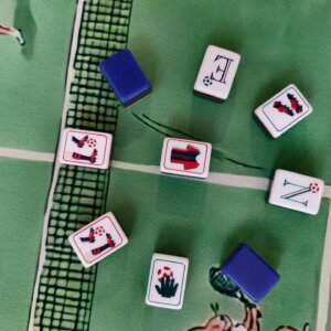 Soccer Cup American Mahjong Set, Handmade Collector Luxury Mahjong, Made to Order Gift for Soccer Fans - 13