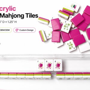 Amenican Mahjong Set, Cute Mahjong Tiles Set, Handmade Collector Luxury Mahjong, Gift for Friends - 14