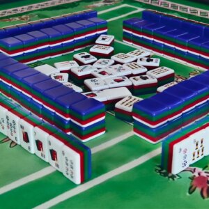 Soccer Cup American Mahjong Set, Handmade Collector Luxury Mahjong, Made to Order Gift for Soccer Fans - 15