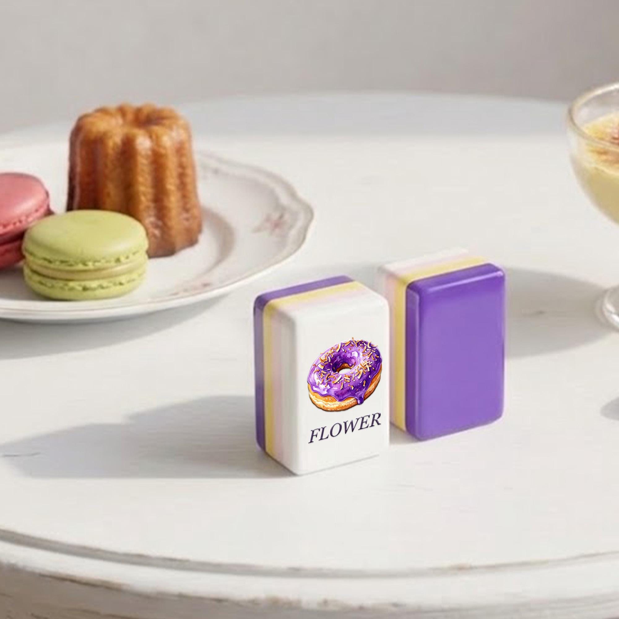 High Tea Collection American Mahjong Tiles | Purple Dessert Theme (152 Tiles) - 3