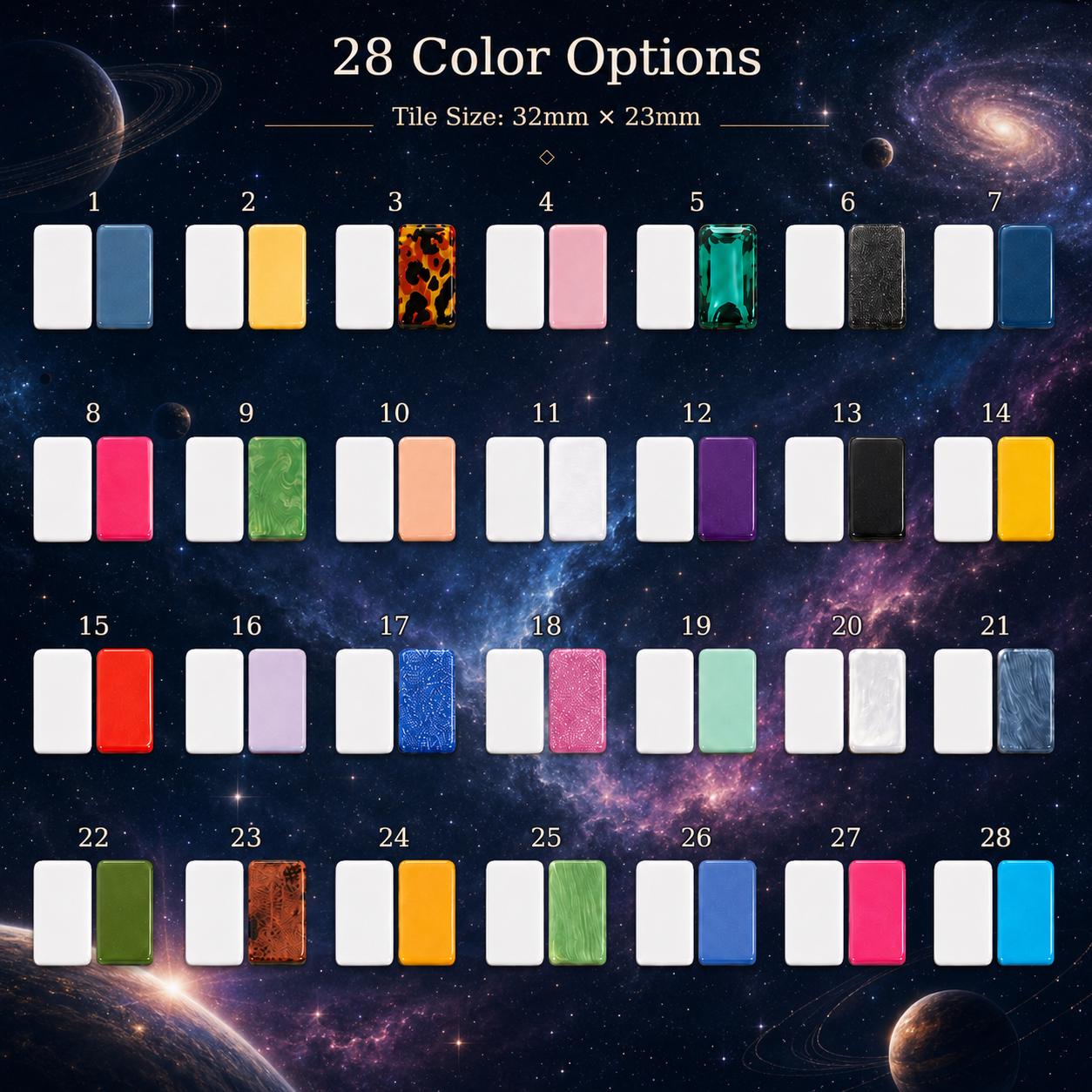 American Mahjong Set, Celestial Galaxy Mahjong Tiles, Astronaut Black Hole Design, Custom Bulk Mahjong Gift for Women -