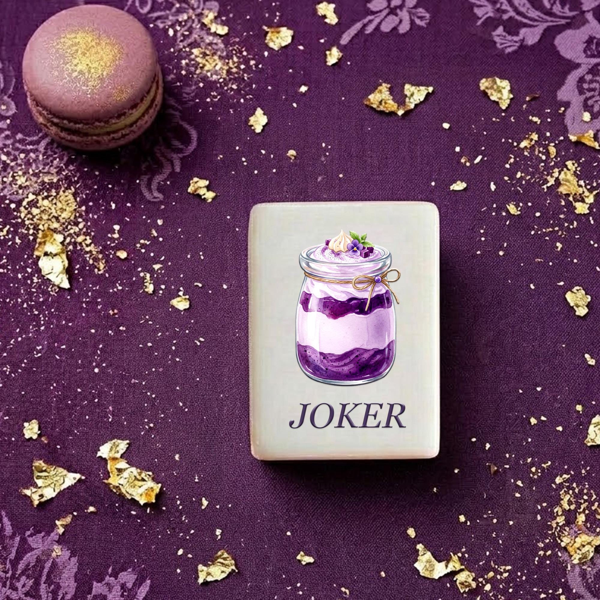 High Tea Collection American Mahjong Tiles | Purple Dessert Theme (152 Tiles) - 5