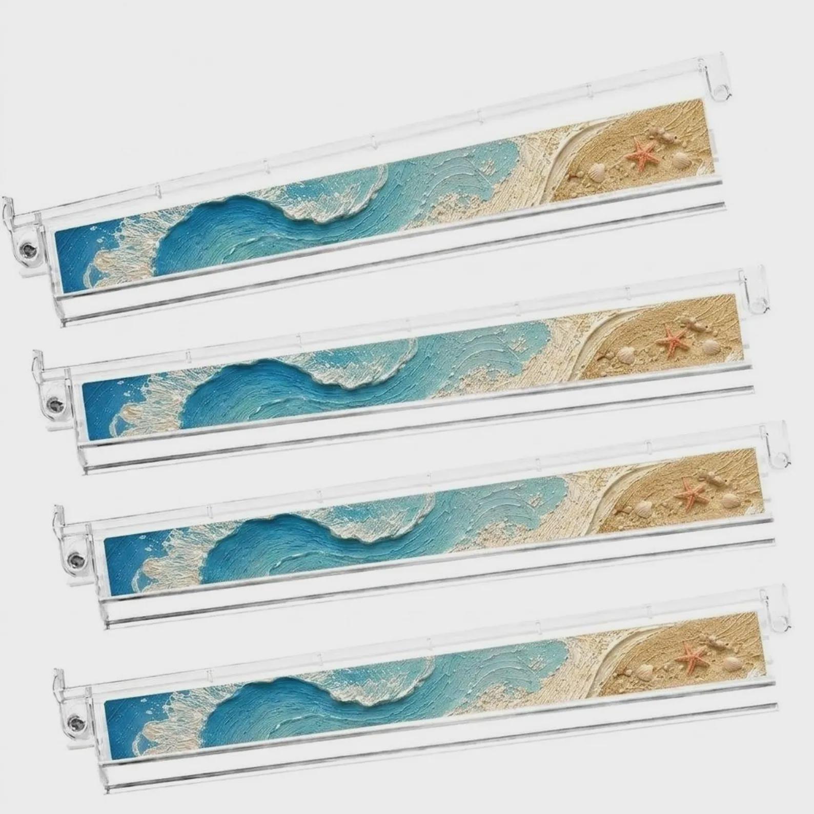 Ocean Mahjong Tiles, 1.4"x1.0"x0.6" Luxury American Mahjong Tiles, Blue Coastal Mahjong Gift, Premium American Mahjong T