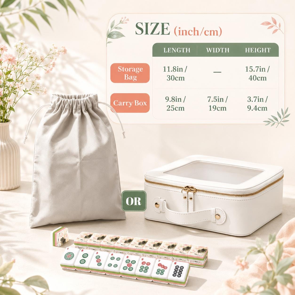 Dalmatian Mahjong Tiles Set, Luxury Acrylic American Mahjong Tiles, Dog Lover Mah Jongg Game Set, Preppy Summer Design,