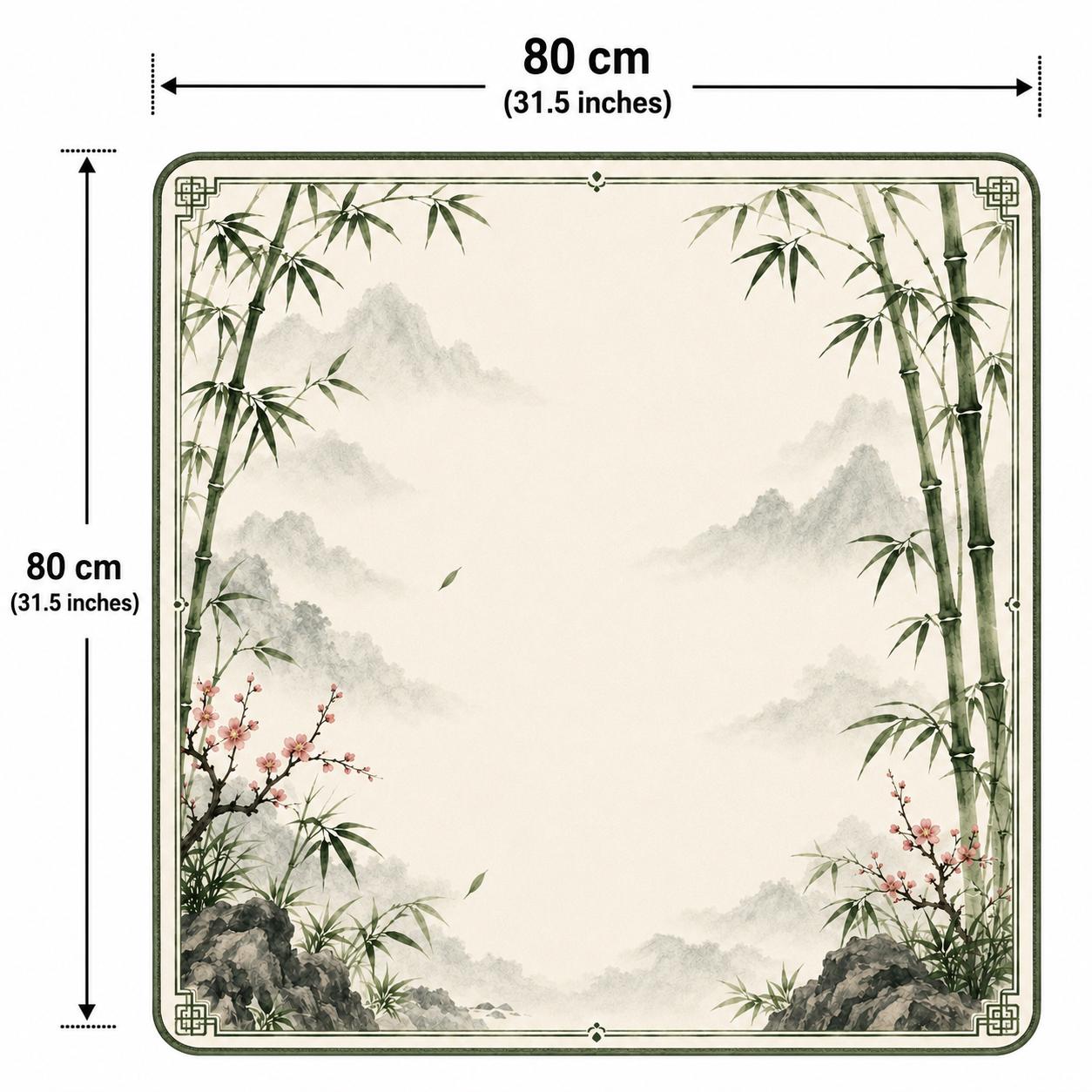 Panda American Mahjong Set, Bamboo Botanical Acrylic Tiles, Cute Nature Inspired 160 Tile Game, Gift for Mahjong Lovers