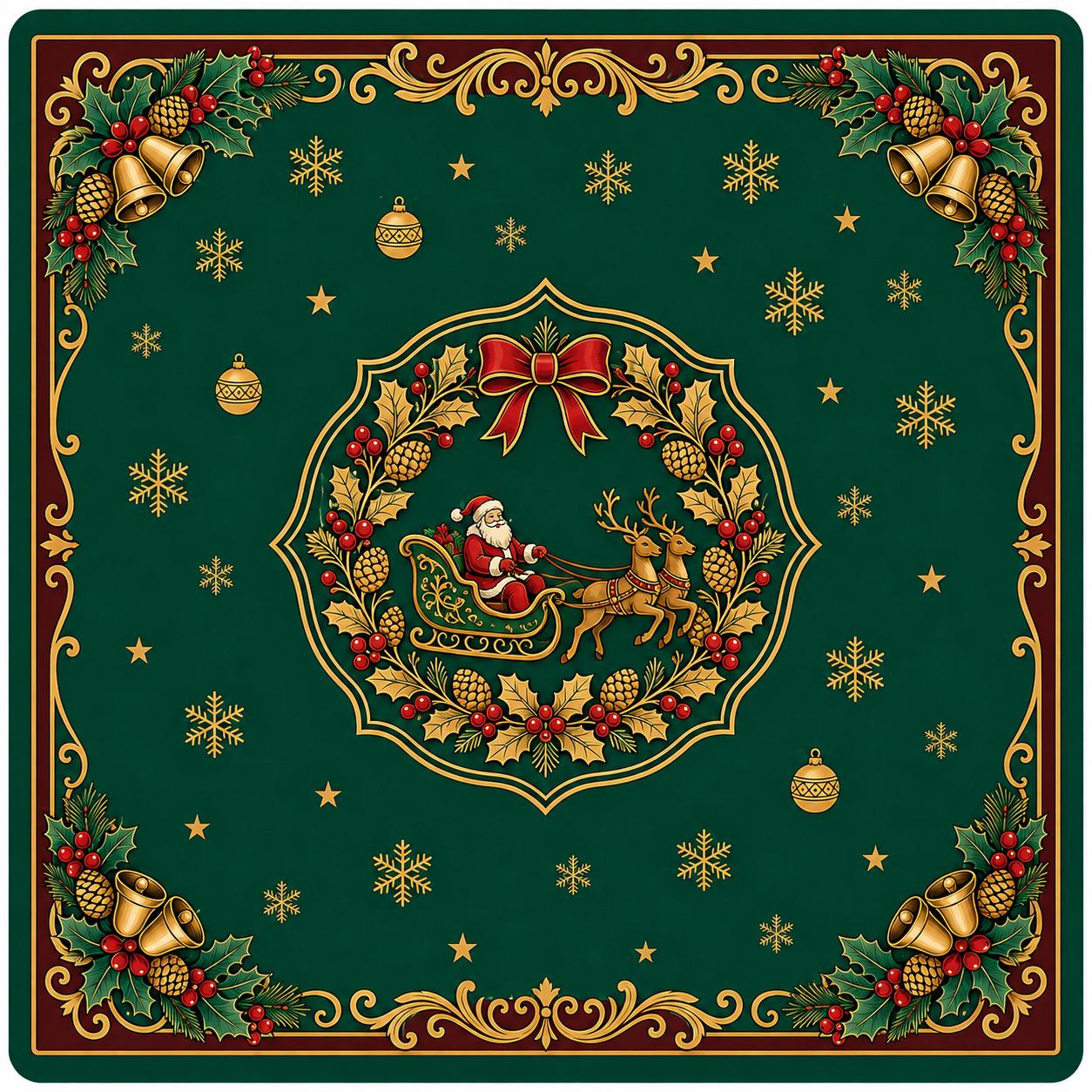 Christmas Mahjong Set, American Mahjong Tiles, UV Printed Acrylic Holiday Game, Christmas Gift for Mahjong Lovers - 11